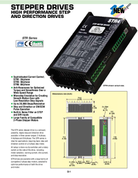 Thumbnail of document Data Sheet - STR2 Step & Direction Steppers Drives w/3 inputs/1 output